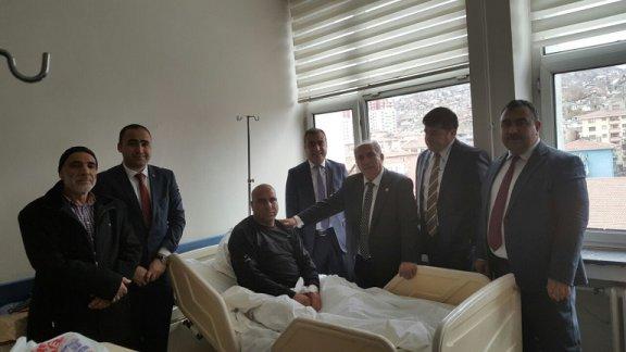 Muhtar Karadeniz Tedavi Gördüğü Ankarada Ziyaret Edildi