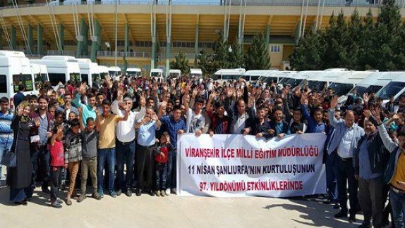 Viranşehir İlçe Milli Eğitim Müdürlüğünden İlimizin Kurtuluş Günü Kutlamalarına Görkemli Katılım