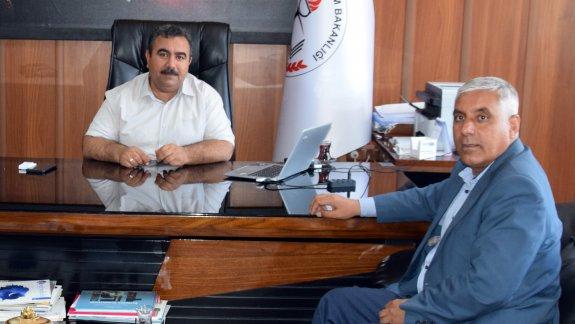 Viranşehir Belediye Başkan Yardımcısı Mahmut Şık Müdür Ateş´i Ziyaret Etti