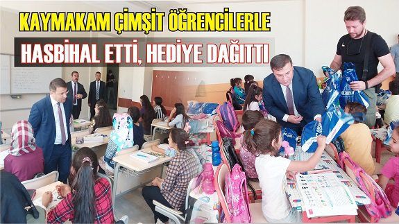 Viranşehir Kaymakamı Sayın Ömer Çimşit ile İlçe Milli Eğitim Müdürümüz Okulları gezdi