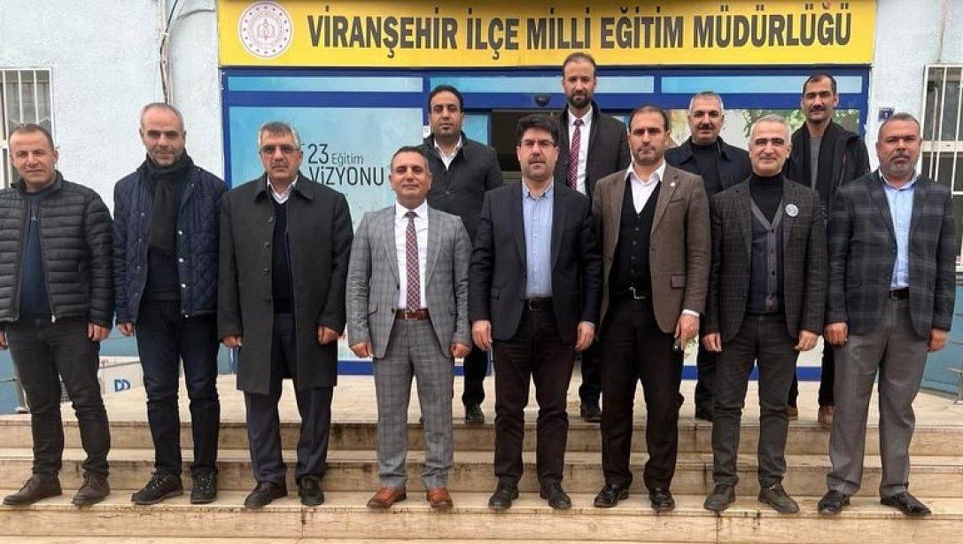 EĞİTİM BİR-SEN YÖNETİCİLERİ MÜDÜRLÜĞÜMÜZÜ ZİYARET ETTİLER