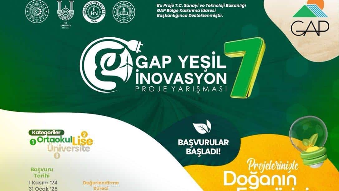 7. GAP YEŞİL İNOVASYON YARIŞMASI....